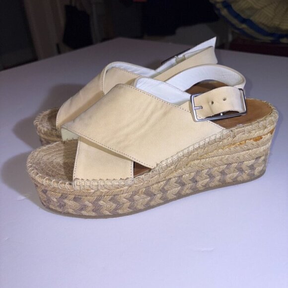 LIKE NEW rag & bone Tari Wedge Sandal Espadrille SlingBack Women's 39/US 8.5 - Picture 2 of 11